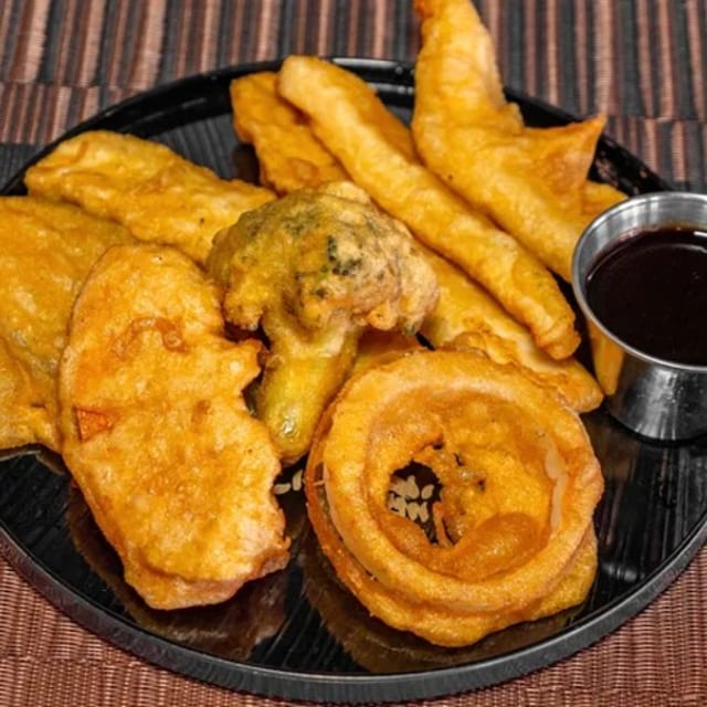 Calamari Tempura Appetizers.