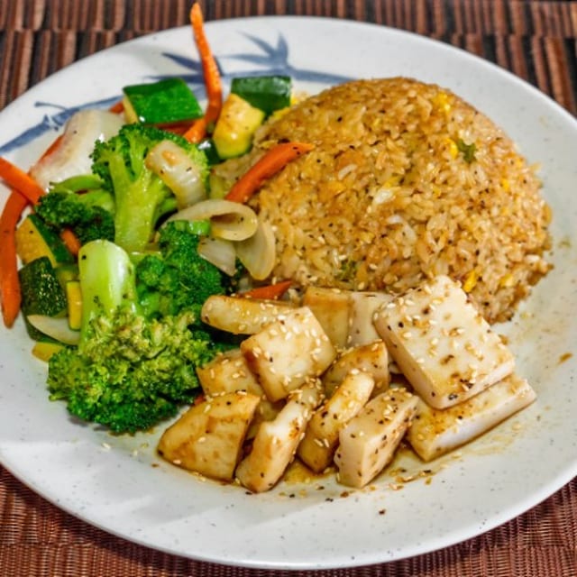 Hibachi Calamari Dinner.